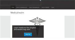 Desktop Screenshot of medicalrealm.net